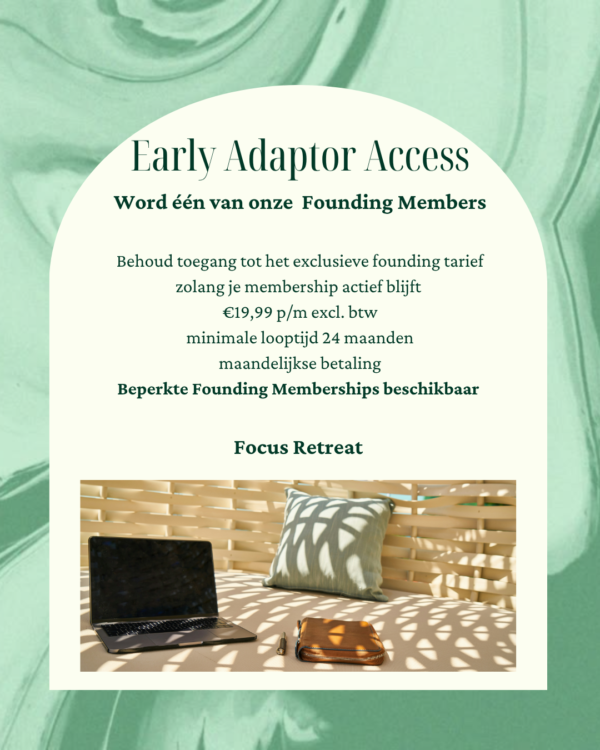 1. Early Adaptor Access minimale looptijd 24 maanden €19,99 p/m